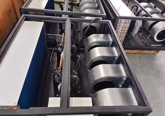 Venda quente Desumidificador montado em duto industrial 480L Grande desumidificador montado no teto de parede para porão